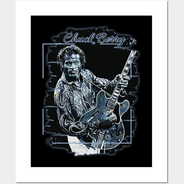 Chuck Berry Wall Art by Nana On Here